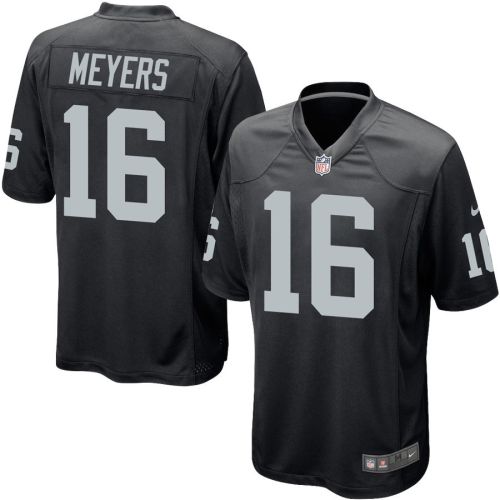 Jakobi Meyers 16 Las Vegas Raiders Men Game Jersey - Black