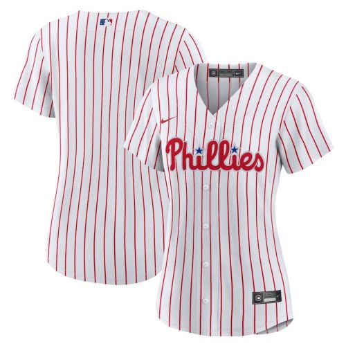 Philadelphia Phillies Women's Home Team Jersey - White