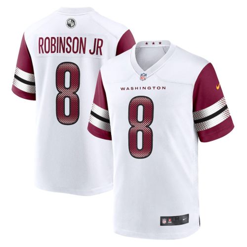 Brian Robinson Jr. 8 Washington Commanders Away Game Player Jersey - White