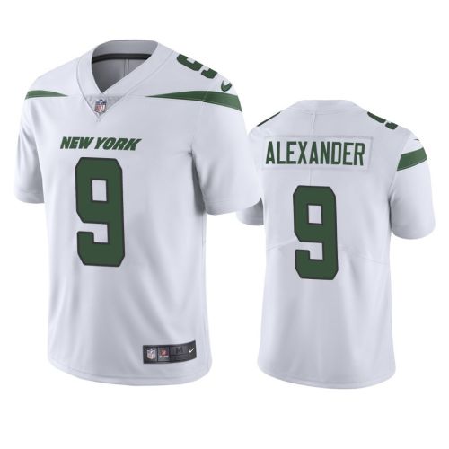 New York Jets Kwon Alexander 9 White Vapor Limited Jersey