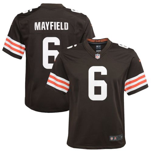 Baker Mayfield 6 Cleveland Browns YOUTH Game Jersey - Brown