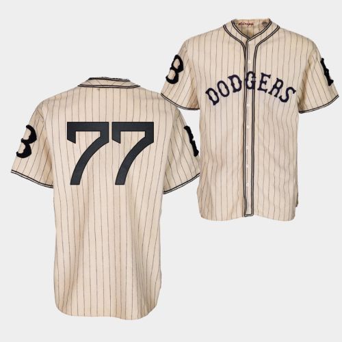 Brooklyn Dodgers James Outman 1933 Heritage 77 Gold Pinstripe Jersey