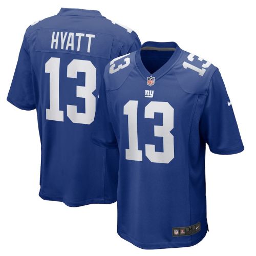 Jalin Hyatt 13 New York Giants Men Team Game Jersey - Royal