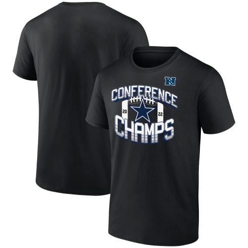 Dallas Cowboys 2022 NFC Conference Champions Icon Bold T-shirt - Black