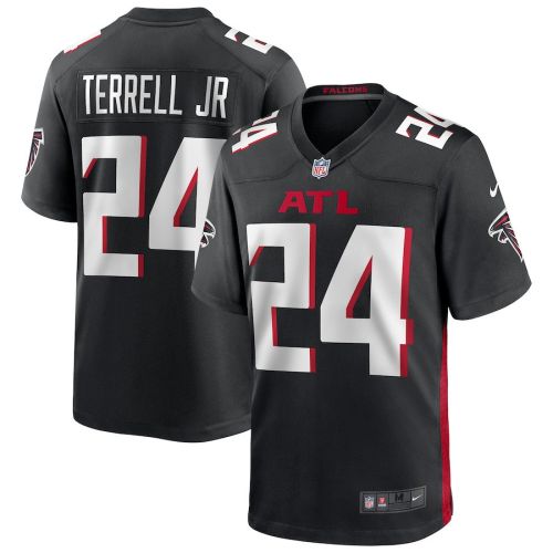 A.J. Terrell Jr. 24 Atlanta Falcons Game Men Jersey - Black