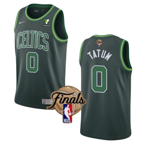 Boston Celtics Celtics Jayson Tatum 0 Final 2022 Men Jersey Earned Green