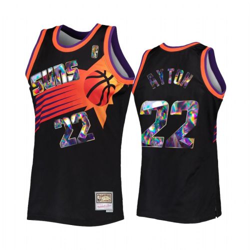 Deandre Ayton 22 Phoenix Suns NBA 75th Anniversary Diamond Jersey Black