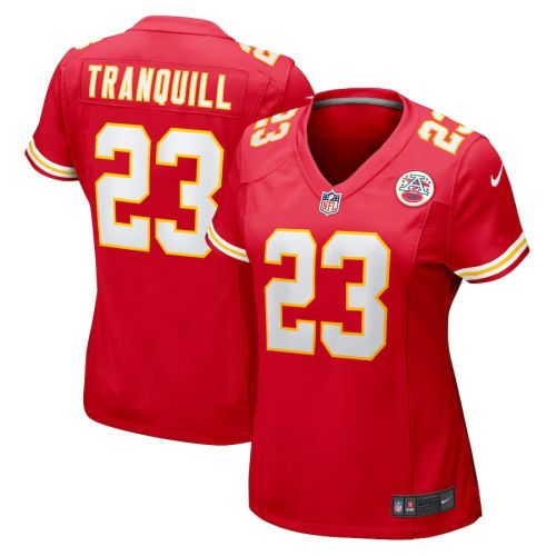 Drue Tranquill 23 Kansas City Chiefs Women Game Jersey - Cardinal