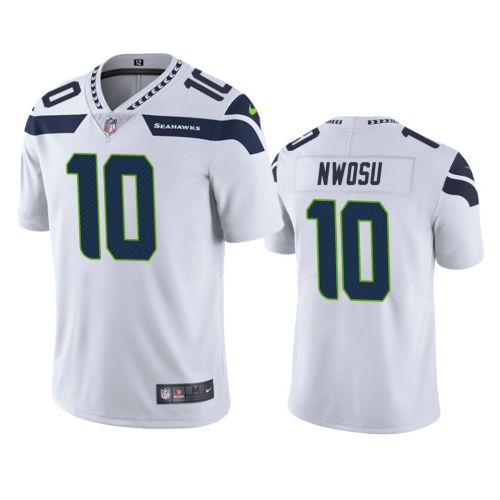 Seattle Seahawks 10 Uchenna Nwosu White Jersey