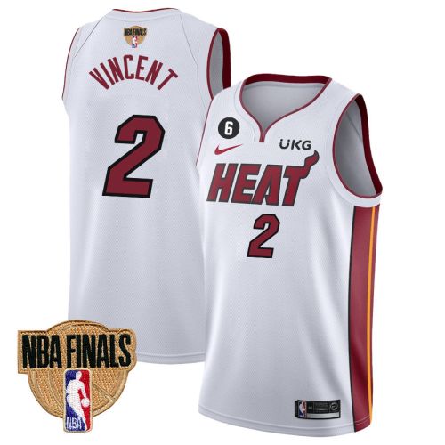 Gabe Vincent 2 Miami Heat Final Champions 2023 Swingman Jersey - White