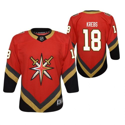 Youth Jersey Vegas Golden Knights Peyton Krebs 18 Reverse Retro Jersey Youth Red Jersey