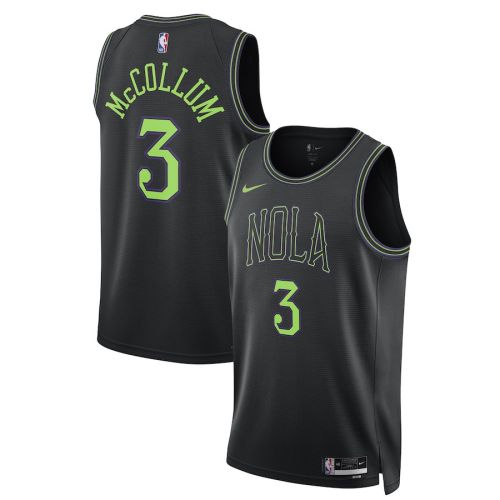 CJ McCollum 3 New Orleans Pelicans 2023/24 City Edition Swingman Jersey - Black