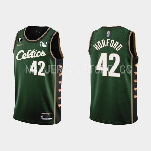 Boston Celtics 42 Al Horford 2022-23 City Edition Green Men Jersey