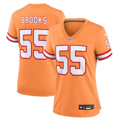 Derrick Brooks 55 Tampa Bay Buccaneers Women Throwback Game Jersey - Orange