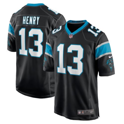 Ra'Shaun Henry Carolina Panthers Game Player Jersey - Black