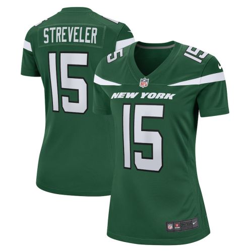 Chris Streveler New York Jets Women's Game Player Jersey - Gotham Green