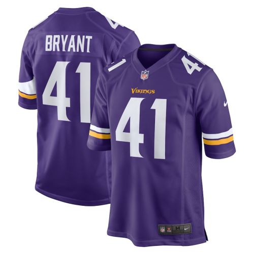 Austin Bryant 41 Minnesota Vikings Game Men Jersey - Purple