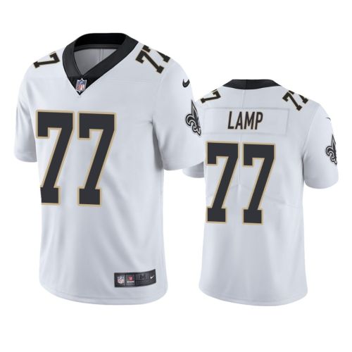 New Orleans Saints Forrest Lamp 77 White Vapor Limited Jersey - Men's