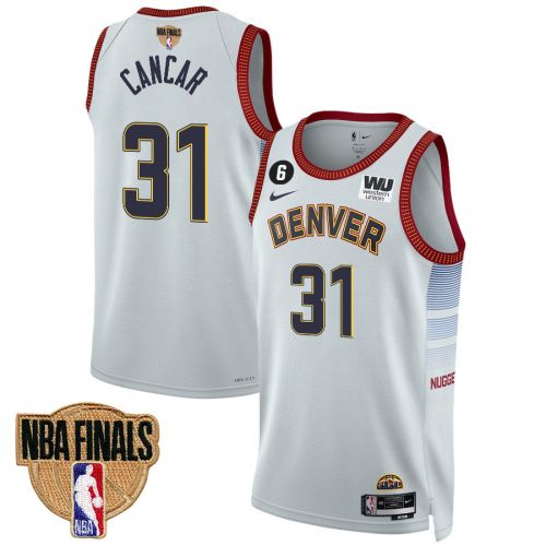 Vlatko Cancar 31 Denver Nuggets Final Champions 2023 Swingman YOUTH Jersey - White