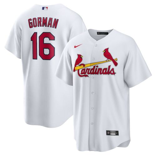 Nolan Gorman St. 16 Louis Cardinals Home Men Jersey - White