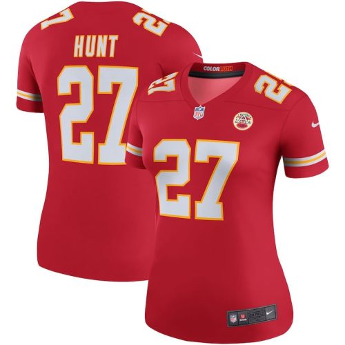 Kareem Hunt 27 Kansas City Chiefs Women Color Rush Legend Jersey - Red