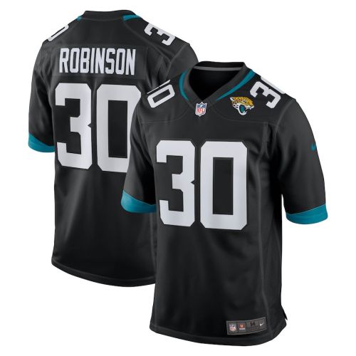 James Robinson 30 Jacksonville Jaguars Men's Game Jersey - Black