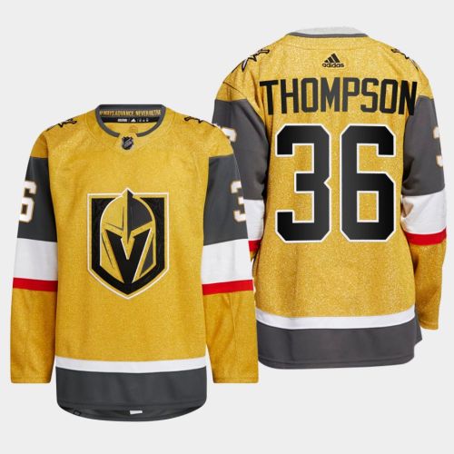 Logan Thompson 36 Vegas Golden Knights Gold Jersey 2023 Home