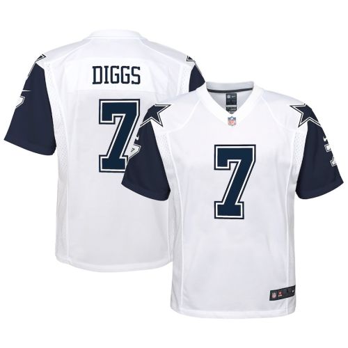 Trevon Diggs 7 Dallas Cowboys YOUTH Alternate Game Jersey - White