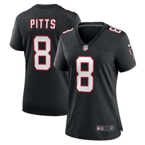 Kyle Pitts 8 Atlanta Falcons Women's Game Jersey - Black