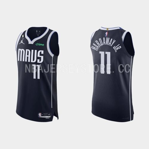 Dallas Mavericks 2022-23 Tim Hardaway Jr. 11 Statement Edition Navy Men Jersey