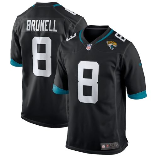 Mark Brunell 8 Jacksonville Jaguars Men Game Retired Jersey - Black