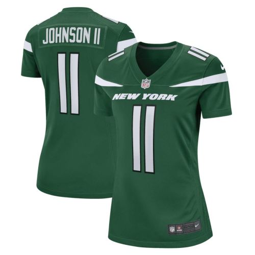 Jermaine Johnson II 11 New York Jets Women's Game Jersey - Gotham Green