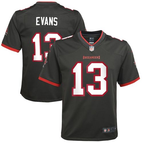 Mike Evans 13 Tampa Bay Buccaneers YOUTH Game Jersey - Pewter