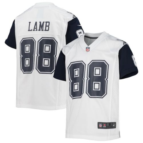 CeeDee Lamb 88 Dallas Cowboys YOUTH Alternate Game Jersey - White