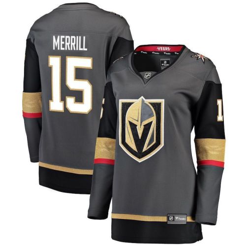 Jon Merrill Vegas Golden Knights Women's Breakaway Player Jersey - Black