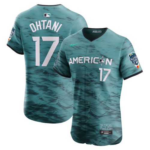 Shohei Ohtani 17 American League 2023 MLB All-Star Game Vapor Elite Jersey - Teal