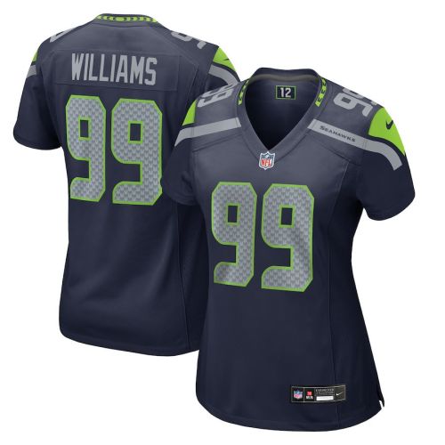 Leonard Williams 99 Seattle Seahawks Game Women Jersey - College Navy