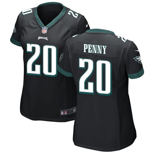 Rashaad Penny 20 Philadelphia Eagles Women Game Jersey - Black