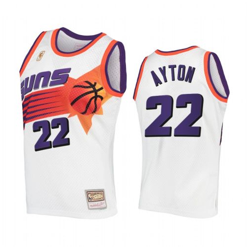 Deandre Ayton 22 Phoenix Suns Hardwood Classics Jersey White