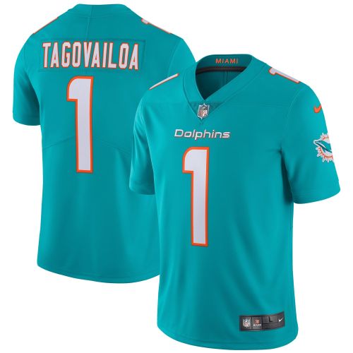 Tua Tagovailoa Miami Dolphins Vapor Limited Jersey - Aqua Jersey