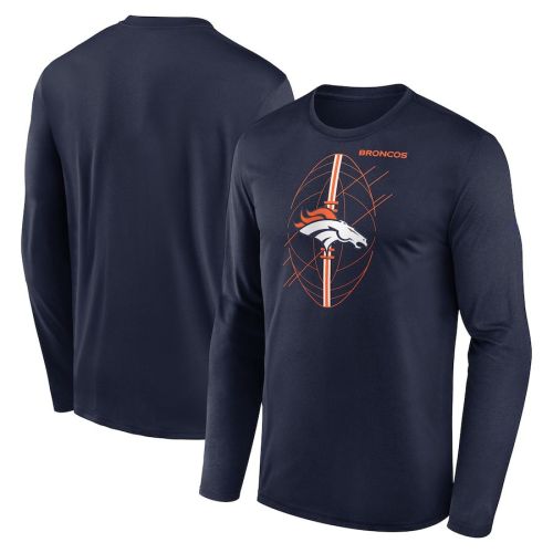 Denver Broncos Legend Icon Long Sleeve T-Shirt - Navy