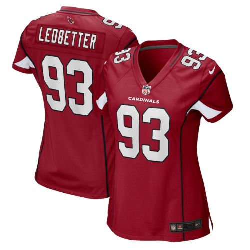 Jonathan Ledbetter 93 Arizona Cardinals Women Game Jersey - Cardinal