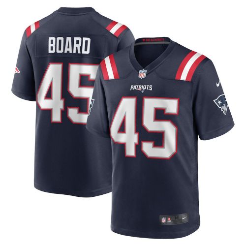 Chris Board 45 New England Patriots Game Men Jersey - Navy