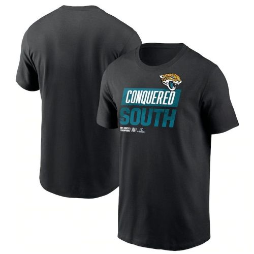 Jacksonville Jaguars 2022 AFC South Division Champions Locker Room Trophy Collection T-Shirt - Black