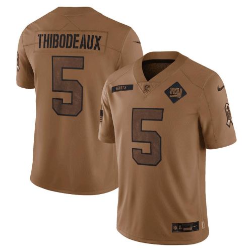 Kayvon Thibodeaux 5 New York Giants 2023 Salute To Service Limited Jersey - Brown