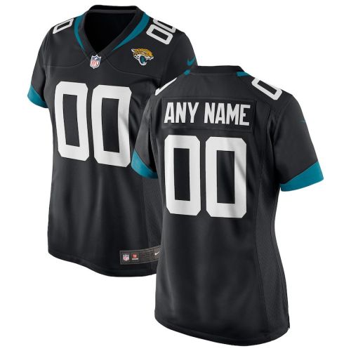 Jacksonville Jaguars Women's Custom Game Jersey - Black