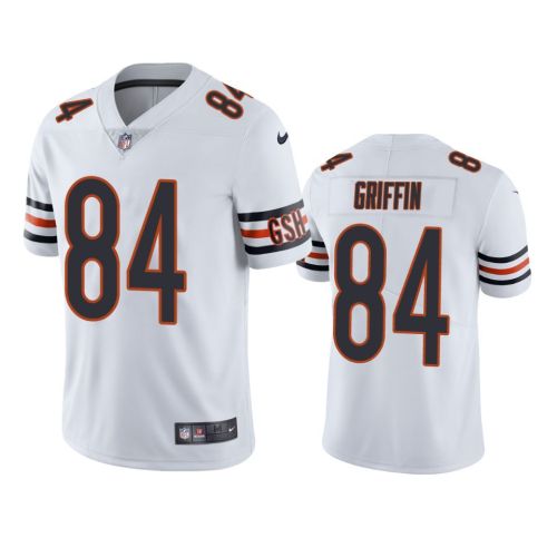 Ryan Griffin 84 Chicago Bears White Vapor Limited Jersey