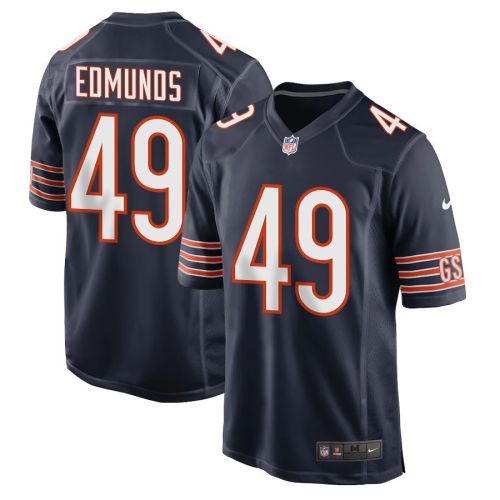 Tremaine Edmunds 49 Chicago Bears Men Game Jersey - Navy