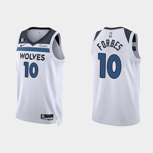 Minnesota Timberwolves Bryn Forbes 10 2022-23 Association Edition White Men Jersey Swingman