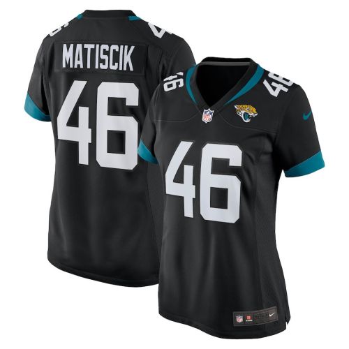 Ross Matiscik 46 Jacksonville Jaguars Women's Game Jersey - Black